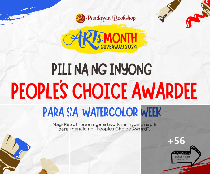 Arts Month Giveaway 2024: Watercolor Edition Votin